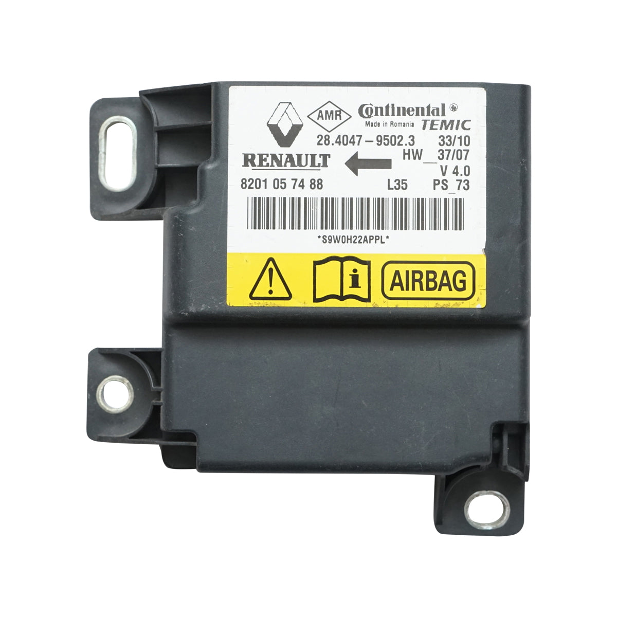 Airbag calculator for Dacia, Renault, Nissan OEM code 8201164280